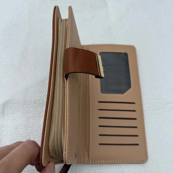 VAGABOND GOODS Vegan leather lightweight wallet. Cute cutouts. - Picture 4 of 4